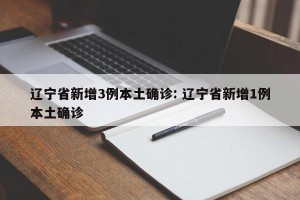 辽宁省新增3例本土确诊: 辽宁省新增1例本土确诊