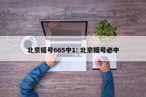 北京摇号665中1: 北京摇号必中